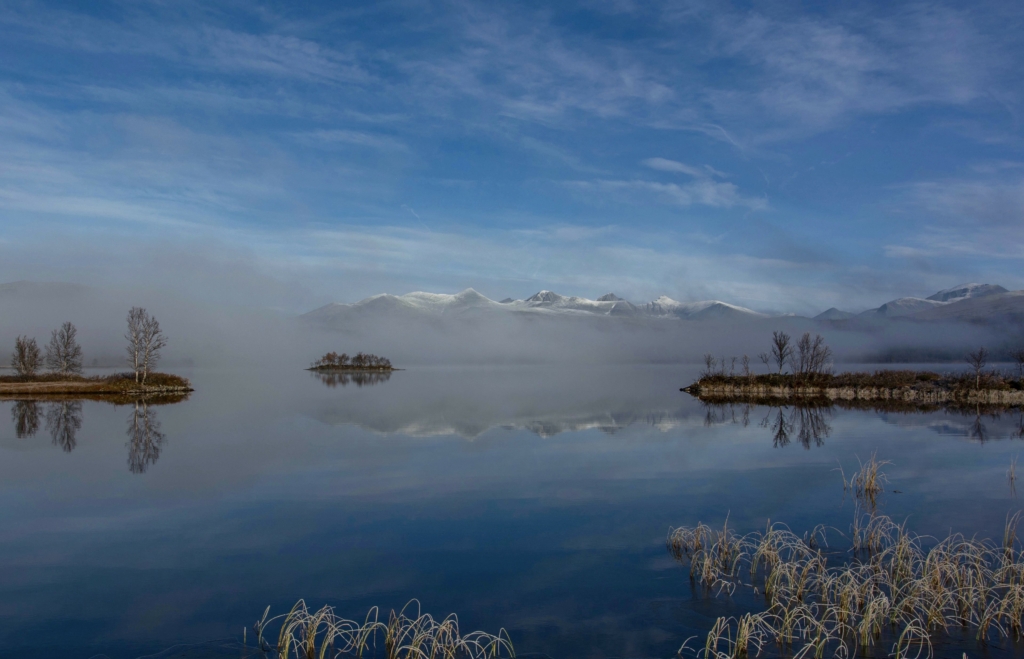 Dis på Furusjøen med utsikt mot Rondane